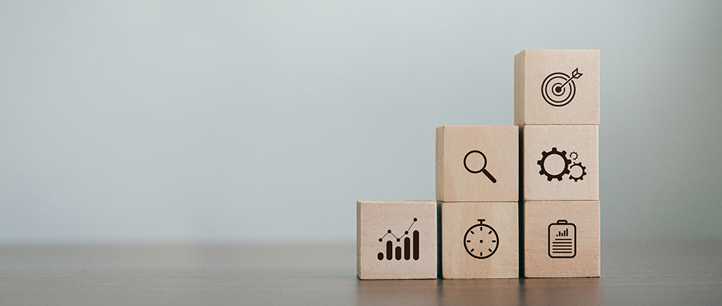 Wooden Blocks with icons